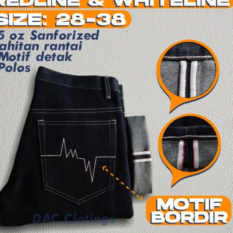 Limited SELVEDGE DENIM/SELVEDGE DENIM ACCENT 15 OZ/SELVEDGE CONVECTION/SELVEDGE DENIM กางเกงยีนส์