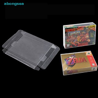 Abongsea กล่องตลับเกม แบบใส Snes N64 1 ชิ้น