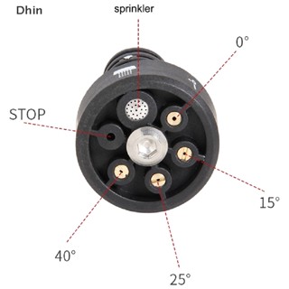 [Dhin] หัวฉีดพลาสติก 6 In 1 ปรับได้ 5 In 1 สําหรับหัวฉีดปืนฉีดน้ํา แรงดันสูง 1/4 นิ้ว