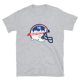 T-Shirtเสื้อยืด พิมพ์ลาย Buffalo Bills Football Helmet 716 Josh Allen &amp; o Fan 2021 S-5XL