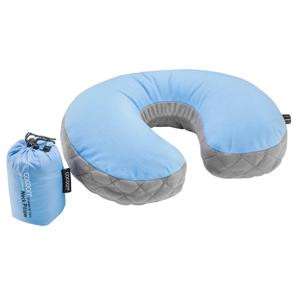 COCOON หมอนรองคอ พับเล็ก น้ำหนักเบา Air core U-shaped Neck Pillow (soft microfiber shell)