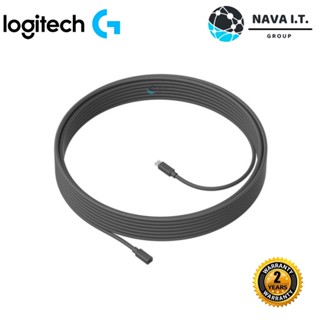 COINSคืน15%⚡FB9JMZV6⚡ LOGITECH MEETUP MIC EXTENSION CABLE สายต่อขยาย 10 เมตร