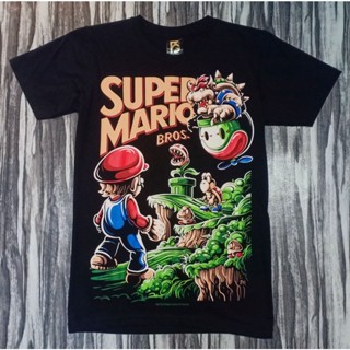 PG56 PREMIUM GRADE BLACK TIMBER COTTON TSHIRT SUPER MARIO BROS VINTAGE NINTENDO ARCADE GAME CREEPY CARTOON T-SHIRT_12