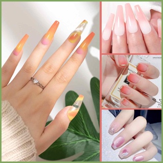 16 สี Gradient Nails Powders Pigment Symphony Shell Nail Powder สุขภาพดีและติดทนนานสำหรับตกแต่งเล็บ เล็บกลิตเตอร์พาเลตต์