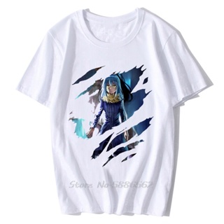 [S-5XL] เสื้อยืดแขนสั้นลําลอง พิมพ์ลายการ์ตูนอนิเมะ Rimuru Tempest แฟชั่นฤดูร้อน สไตล์สตรีท สําหรับผู้ชาย และผู้หญิง