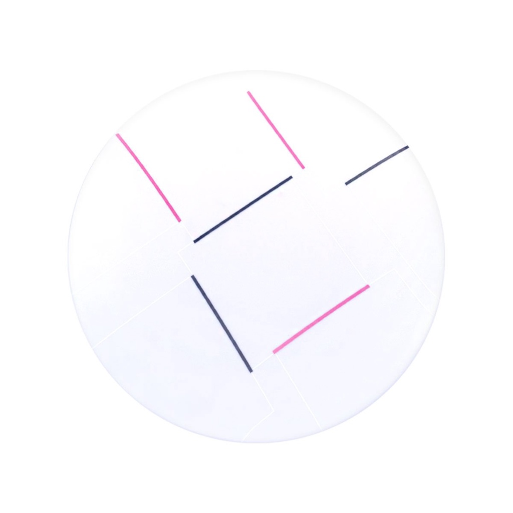 โคมไฟเพดานอะคริลิก LED 42W DL BEC รุ่น JASMINE-88/6500K ขนาด 48.5 x 48.5 x 5.3 ซม. สีขาว