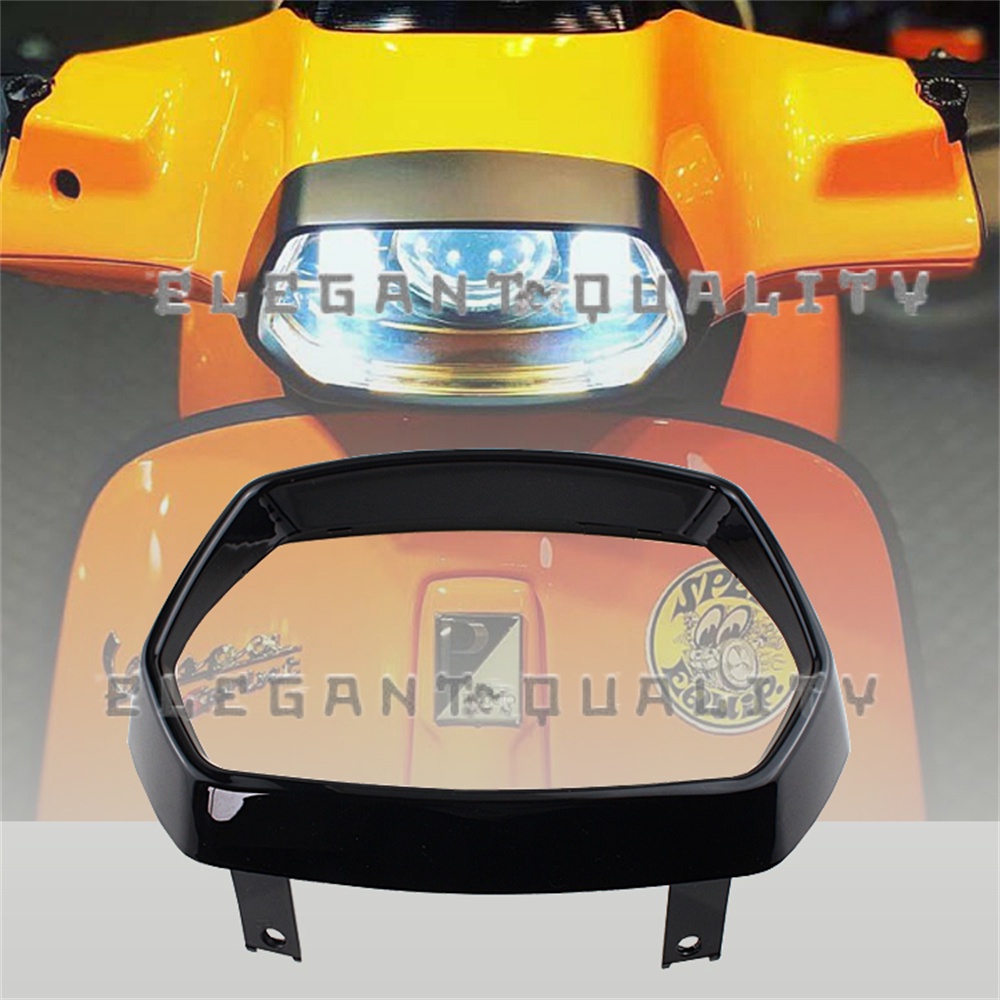 เหมาะสําหรับ vespa Piaggio vespa Sprint 150 ดัดแปลงกรอบไฟหน้า Shade โคมไฟคิ้วหมวก Brim ไฟหน้าฝาครอบป