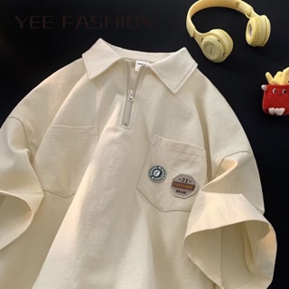 YEE Fashion  เสื้อยืด เสื้อ ผู้ชาย เสื้อเชิ้ตแขนยาวลําลอง ทรงหลวม ขนาดใหญ่ ระบายอากาศได้ดี แฟชั่นฤดูร้อน ทันสมัย High quality Comfortable Chic C27A01E 37Z230910