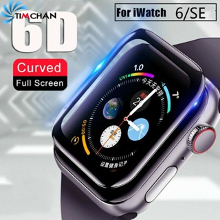 ฟิล์มกระจกกันรอยหน้าจอ แบบนิ่ม กันน้ํา 3D สําหรับ Apple watch6 40 มม. 44 มม.