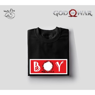 SDT Seize D Tees - God of War 4 Atreus Boy Text with Logo Customized Unisex T-shirt_02