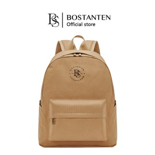 Bostanten กระเป๋าเป้สะพายหลัง กระเป๋านักเรียน กระเป๋าแล็ปท็อป สีกากี สําหรับผู้ชาย ผู้หญิง | ทํางาน | ผ่อนคลาย