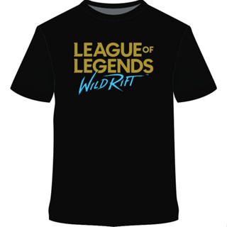 League of Legends Wild Rift Logo T-Shirt_01