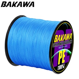 Bakawa สายเชือกถัก PE 300 ม. 4 เส้น แข็งแรงมาก สําหรับตกปลาคาร์พ 10LB