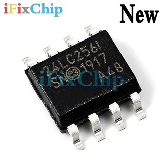 วงจรรวม SMD 24LC256-I/SN SOP8 24LC256 10 ชิ้น