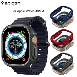 Spigen เคสกรอบนาฬิกาข้อมือ PC แบบแข็ง บางพิเศษ ป้องกันรอยขีดข่วน สําหรับ Apple Watch Ultra 49 มม.