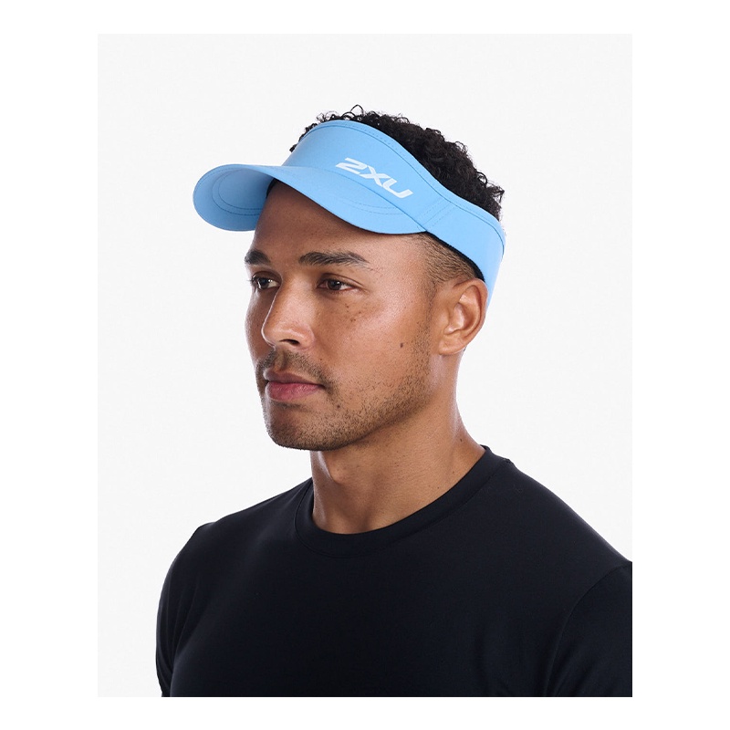 2XU 2XU-RUN VISOR Unisex UQ5686F-MIRWHT