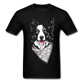 men t shirt cotton Border Collie Love All Top T-shirts for Pit Bull Pug Dog Corgi Cute Graphic Tops &amp; Tees Funny De_04