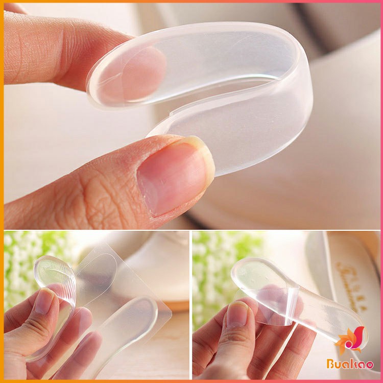 BUAKAO ซิลิโคนกันกัดเจลกันกัด ใส่สบายกว่า ถนอมส้นเท้า พร้อมกาวในตัว กันน้ํา - รูปที่ 2