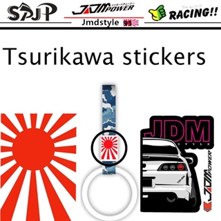 สติกเกอร์ JDM Style Tsurikawa Ring สําหรับติดตกแต่งร้านค้า