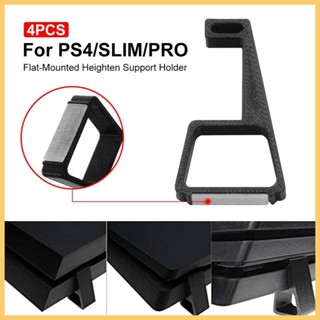 อุปกรณ์เสริมขาตั้ง แนวนอน สําหรับ PS4 Slim Pro Base Flat-Mounted Holder Stand For kiath จํานวน 4 ชิ้น