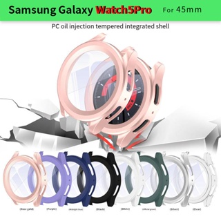 เคสกระจกกันรอยหน้าจอ สําหรับ Samsung Galaxy Watch 5 Pro 45 มม. Samsung Galaxy Watch5 Pro