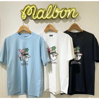 Malbon เสื้อยืดลําลอง แขนสั้น ใส่สบาย สําหรับผู้ชาย และผู้หญิง เหมาะกับการเล่นกอล์ฟ