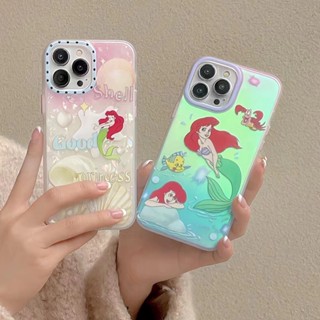 เคสโทรศัพท์มือถือ tpu แบบนิ่ม ลายเจ้าหญิงนางเงือก สําหรับ iPhone14 14promax 14pro 11 12 12PRO 12PROMAX 13 13pro 13promax