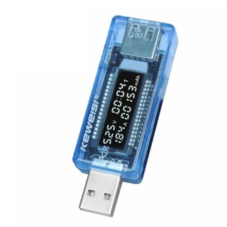 Pcf* เครื่องทดสอบแรงดันไฟฟ้า USB โวลต์มิเตอร์ แบบพกพา