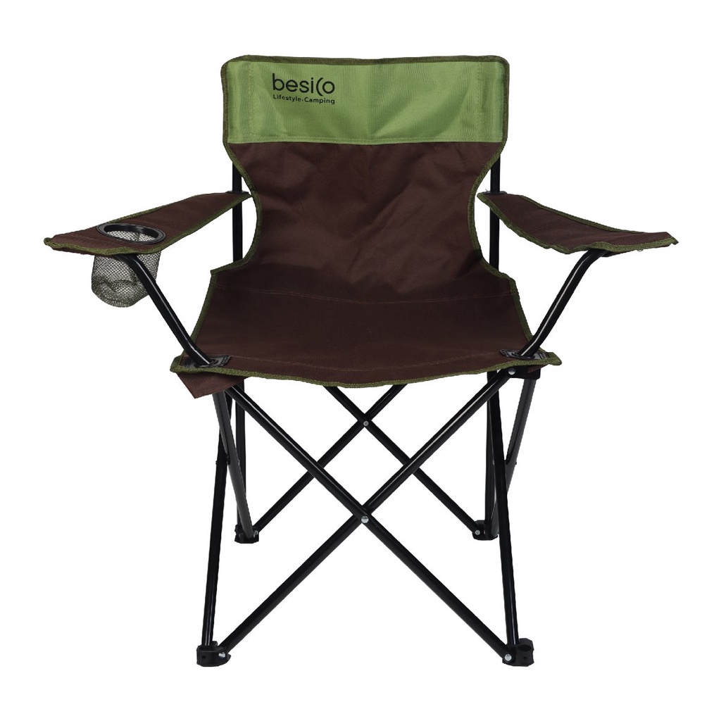 เบสิโค BIG20210713 เก้าอี้พนักพิง สีน้ำตาล/เขียวBESICOรุ่น BIG20210713backrest chairmodel brown/green