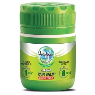 Pain balm บรรเทาปวดเมื่อยตามข้อ และกล้ามเนื้อ สูตรเย็น ที่ขายดีที่สุดในอินเดีย Amrutanjan (สีเขียว)(gb)
