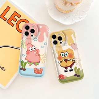 Hostr เคสโทรศัพท์มือถือ TPU ลาย SpongeBob และ Patrick Star สําหรับ Realme 10 C15 C12 C25S C11 C20 realme5 5i 6i C3 8i C21Y C25Y