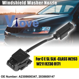 หัวฉีดสเปรย์ฉีดน้ําฝน ด้านซ้าย หรือขวา 2308600347 สําหรับ Mercedes-Benz C E SLK -CLASS W203 W211 R230 R171