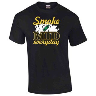 ┅☍Igprints Smoke Mid Everyday Csgo Meme Shirt T-Shirt (Black)_04