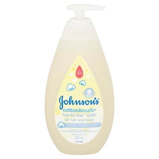 จอห์นสัน คอตตอนทัช ท็อปทูโท บาธ 500มลJOHNSON COTTON TOUCH TOP TO TOE 500ML