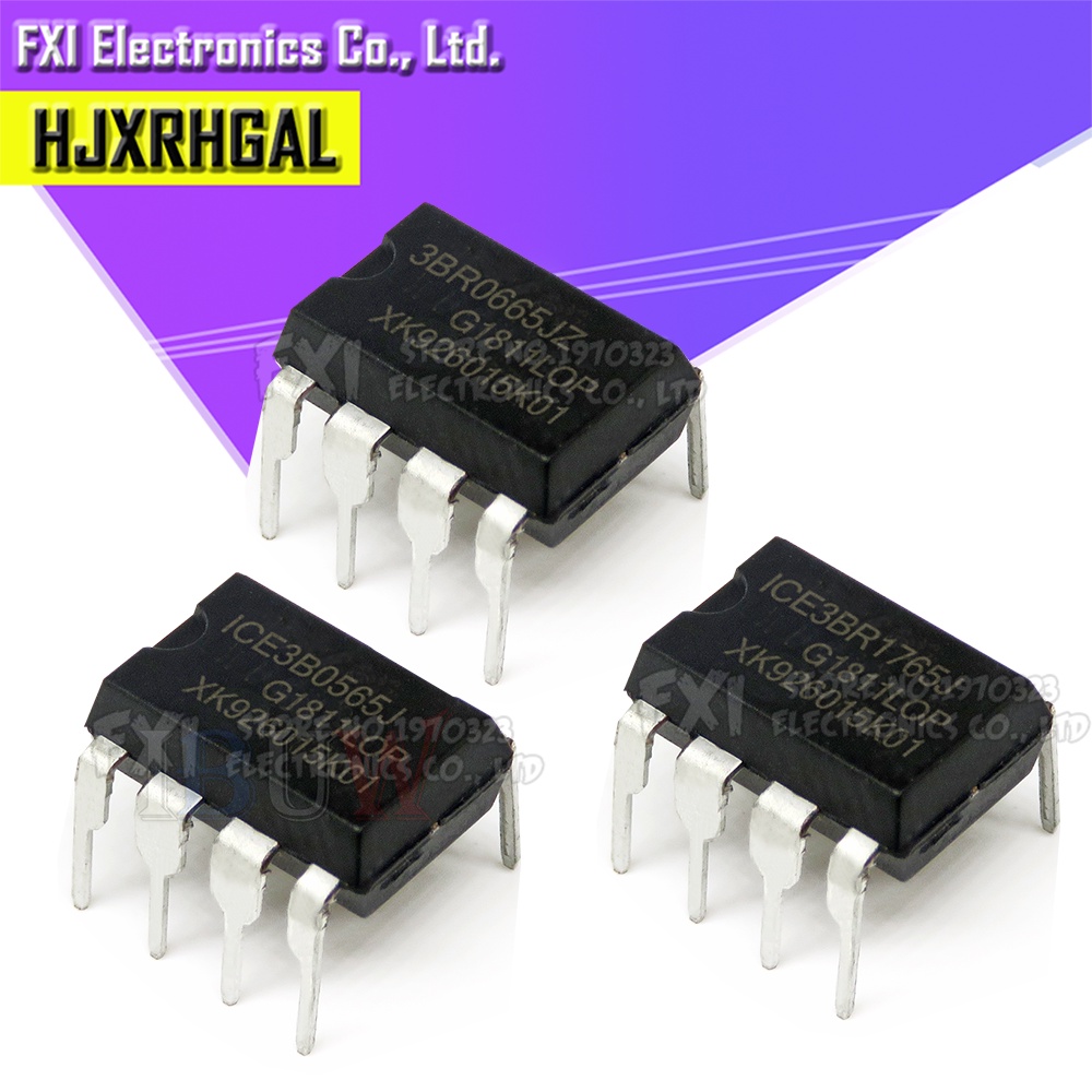 5PCS ICE3B0365J ICE3B0565J ICE3BR0665JZ ICE3BR1765J DIP8 DIP ใหม่ ICE3B0365 ICE3B0565 ICE3BR0665 ICE