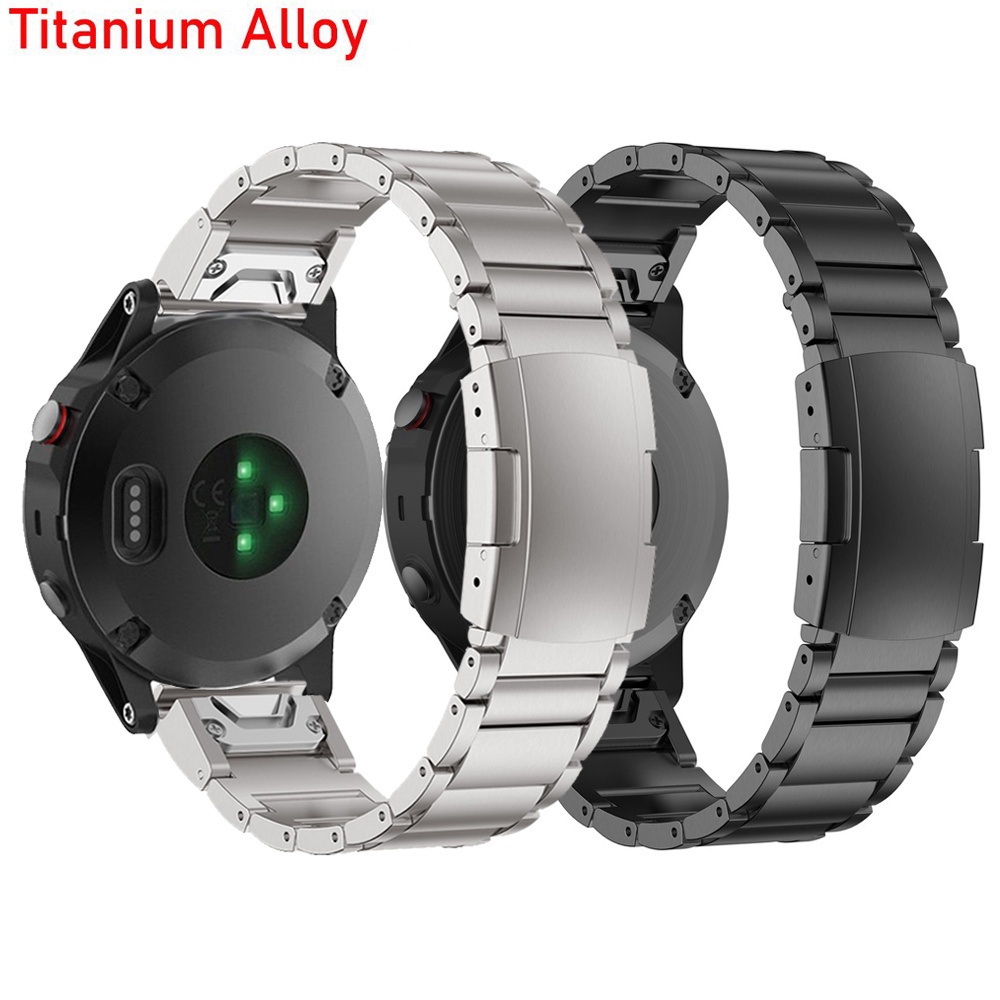 22 มม.26 มม.น้ําหนักเบาไทเทเนียมโลหะสร้อยข้อมือ Quick Fit สําหรับ Garmin Epix Pro Gen 2 47 มม.51 มม.