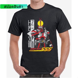 เสื้อยืดแขนสั้นลําลอง ผ้าฝ้าย 100% พิมพ์ลายกราฟฟิค Kamen Rider 555 สําหรับผู้ชาย_01