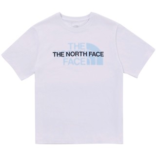 เสื้อยืดแขนสั้น ผ้าฝ้ายแท้ พิมพ์ลาย TheNorthFace North UE แฟชั่นฤดูใบไม้ผลิ และฤดูร้อน สําหรับผู้ชาย | 7qquยืด.สบาย.รัก