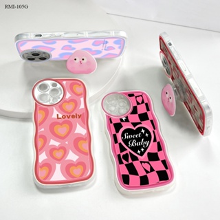 【ฟรี ที่วางโทรศัพท์】Xiaomi Redmi 10 10C 10A 9 9A 9C 8 6A 5A 4A 5G Soft TPU Clear Case การ์ตูน Love เคส เคสโทรศัพท์ เคสมือถือ เคสนิ่ม Big Wave Shockproof Cover