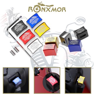 Ronxmor ปุ่มสวิตช์ไฟเลี้ยว อลูมิเนียมอัลลอย อุปกรณ์เสริม สําหรับรถจักรยานยนต์ E-bike