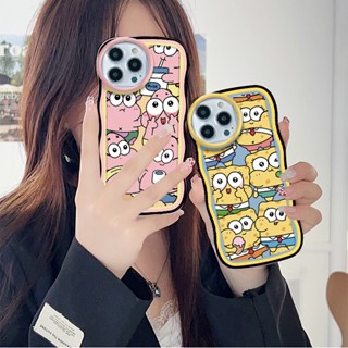 เคสโทรศัพท์มือถือ ซิลิโคนนิ่ม TPU ลายสพันจ์บ็อบ Patrick Star พร้อมเลนส์คอมเมร่า สําหรับ Infinix Note 30 Smart 7 HOT 12 20 20S 9 10 10s 10t 11 11S Play NFC 12i Pro 5 6 Plus | St H120