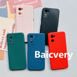 Oppo A76 4G A36 4G A96 4G เคส สีลูกกวาด เคลือบด้าน นิ่ม TPU ซิลิโคน ป้องกัน