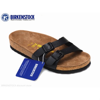 【Original】Birkenstock Ibiza Womens Classic Cork Black Matte Slippers 34-41