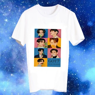  ใหม่เอี่ยมเสื้อเบลาส์ Fanmade T-Shirt Talking JKSW41 GOT7 Jay B Mark Jackson Jinyoung Youngjae BamBam Yugyeomsเสื้อ