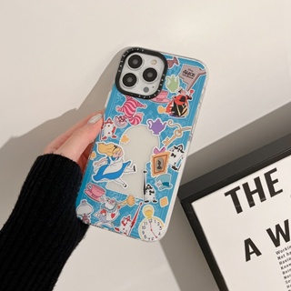 【Alice In Wonderland】Casetify เคสโทรศัพท์มือถือแบบนิ่ม TPU ใส กันกระแทก ลายแฟชั่น สําหรับ iPhone 14 Pro Max 14 Pro 13 Promax 12 Pro Max 11 XR X XS Max 7 8 Plus 12