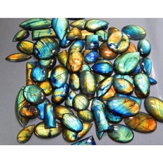 1 pc Natural Labradorite  2-3 cm Polished Cabochon Stone / Top High Quality Stone / Jewelry Stone Healing Chakra.