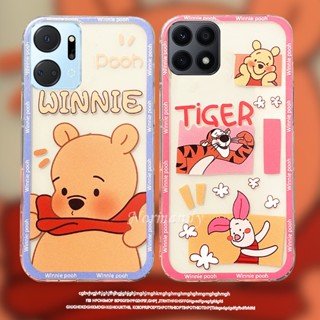 เคสโทรศัพท์ซิลิโคน TPU ใส แบบนิ่ม ลายการ์ตูนหมีพูห์ กันกระแทก สําหรับ Honor X7a X8a X9a X5 5G 4G