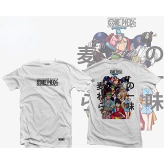  ใหม่เอี่ยมเสื้อยืดสําหรับผู้ชาย♤เสื้อ R.Anime - One Piece - เสื้อยืดเสื้อผ้าสมาชิก Strawhat Pirate Member )oY