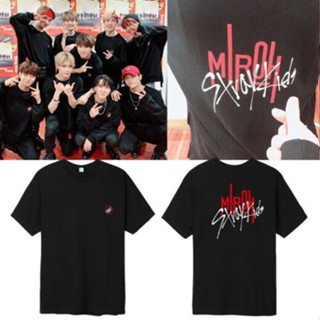 Crew Neck T-Shirts Kpop Stray Kids Concert HI-STAY Unisex Short Sleeve Shirts Tee Tops Pure Cotton_09