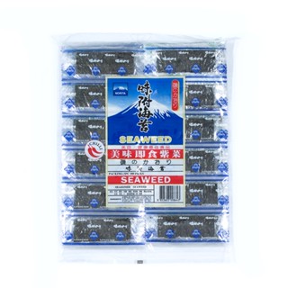 ภูเขาสาหร่ายทะเลปรุงรสรสเผ็ด SEASONED x100 MOUNTAINSEAWEED CHILLI 100PCS.